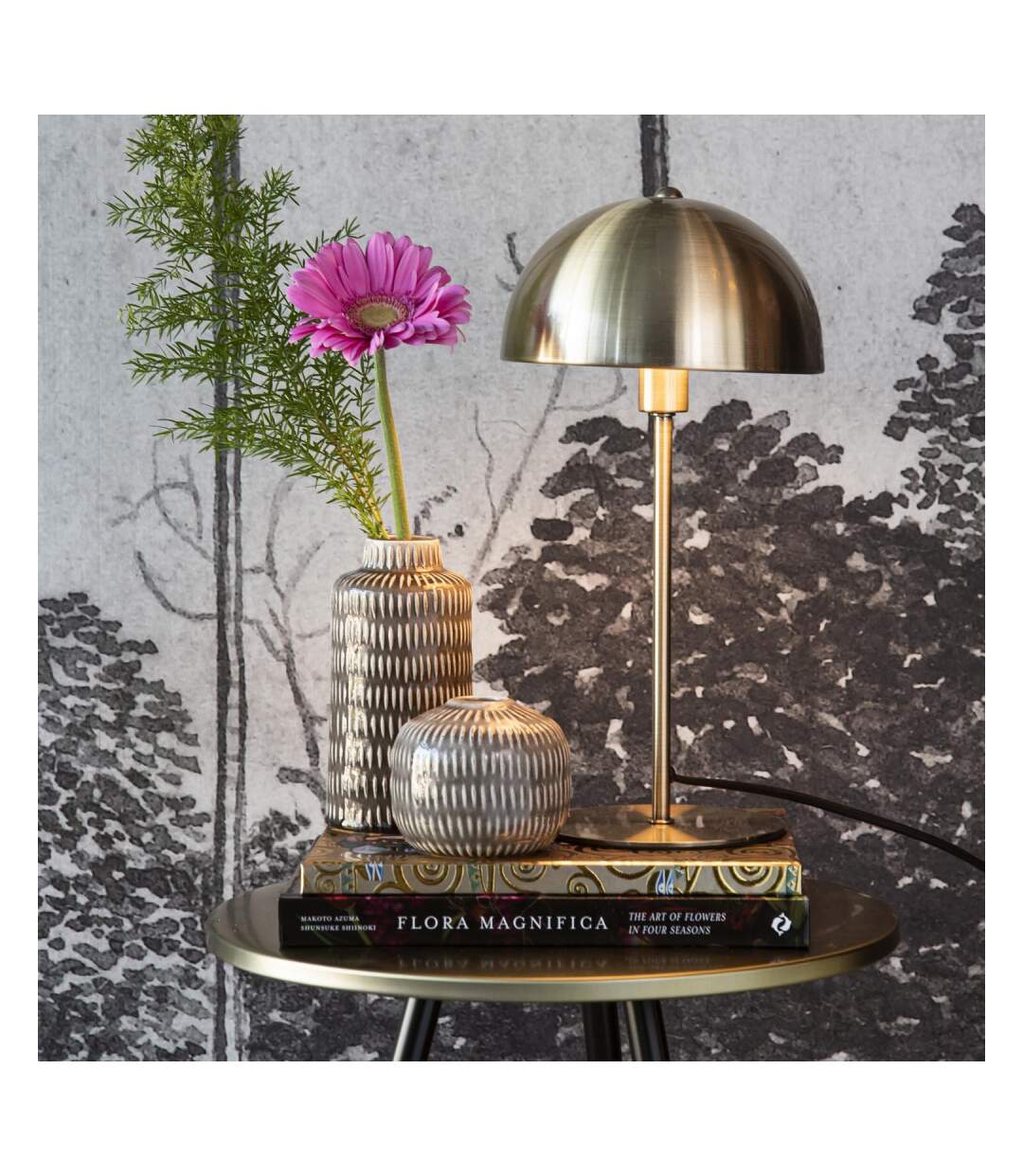 Lampe à poser en métal Bonnet 39 cm-4