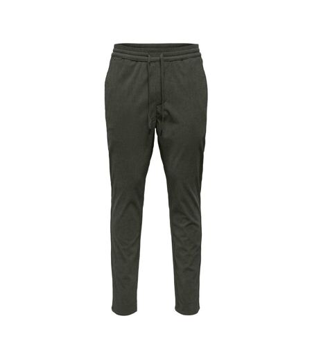 Pantalon fluide kaki homme only & sons linus