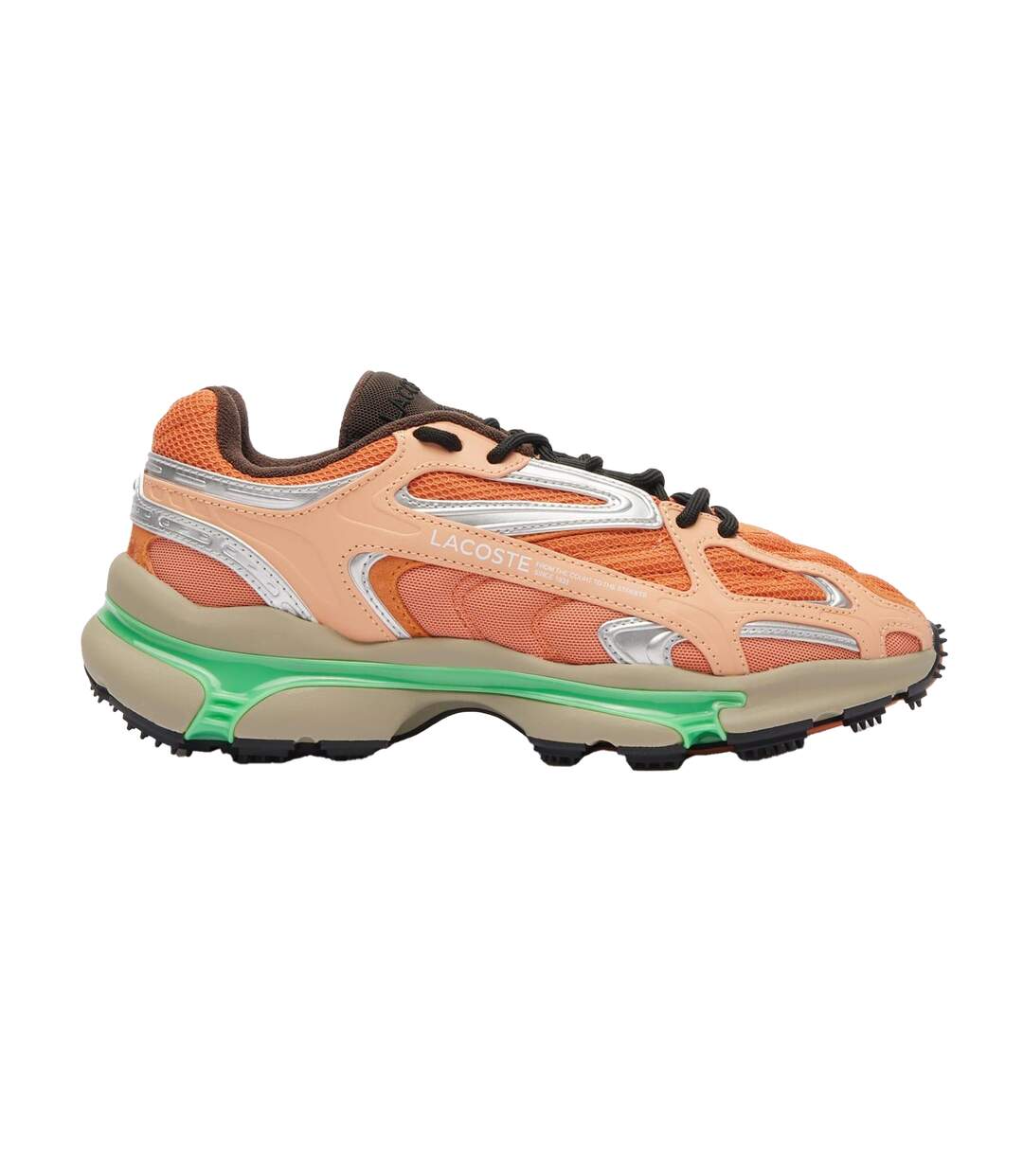 Mens l003 2k24 trainers orange/green Lacoste-2