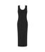 Robe mi-longue femme noir SF-1