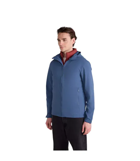 Mens Torino Packable Soft Shell Jacket Blue Animal