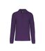 Polo manches longues - Homme - K243 - violet