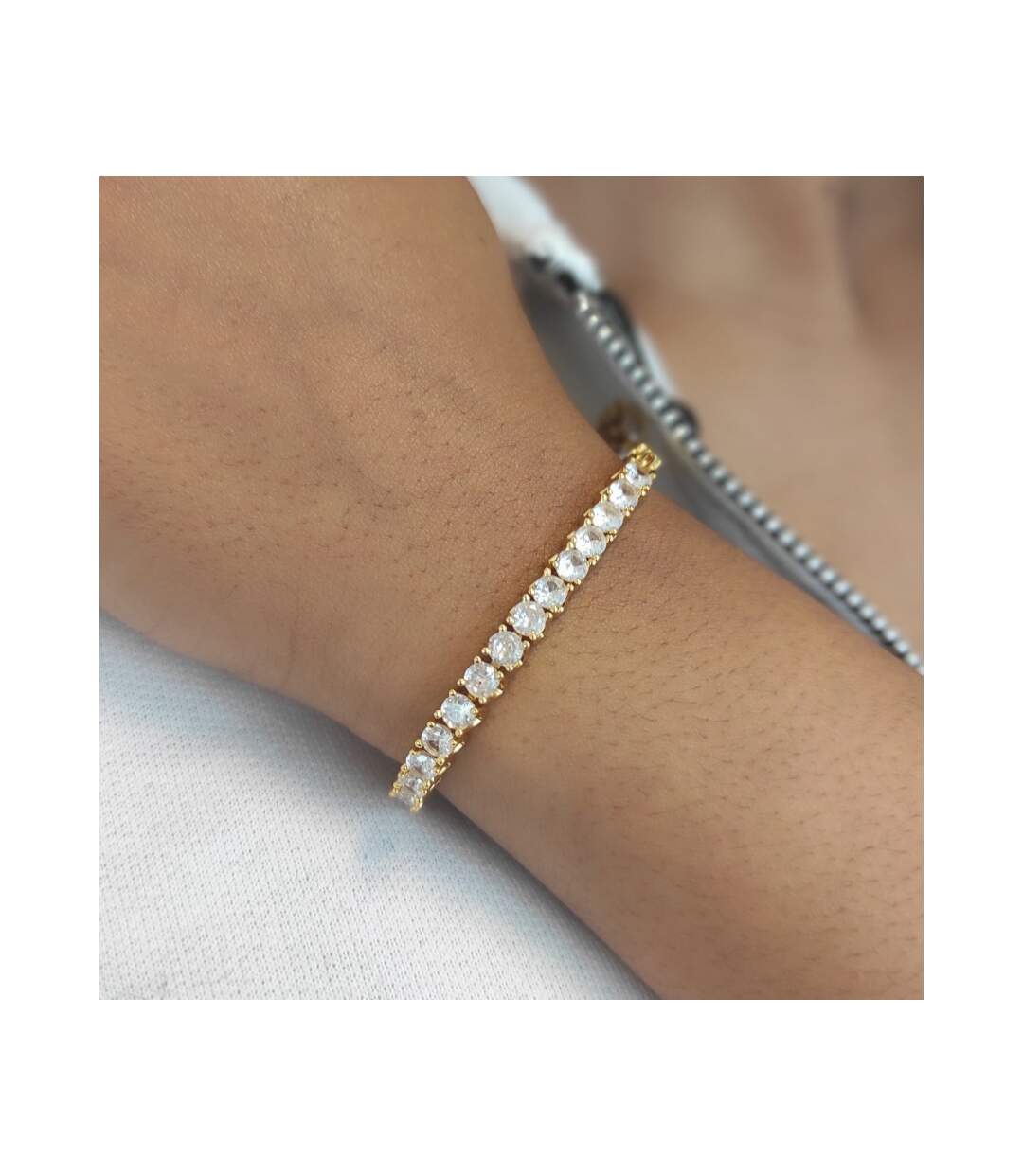 Bracelet Venus, Zircon Blanc