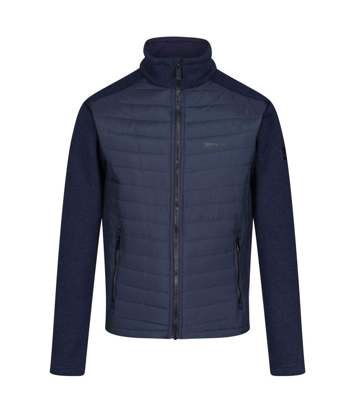 Regatta Mens Arkley Marl Full Zip Fleece Jacket (Navy)