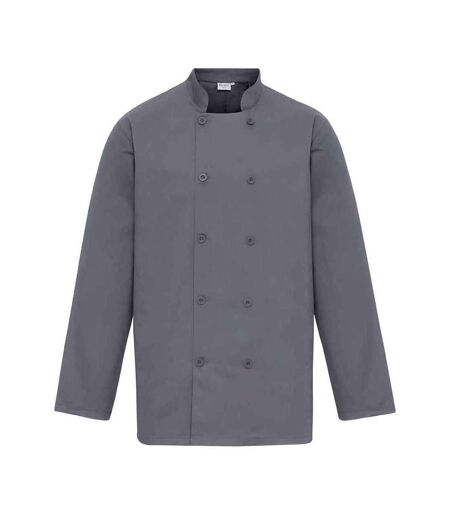 Veste de cuisinier homme gris acier Premier