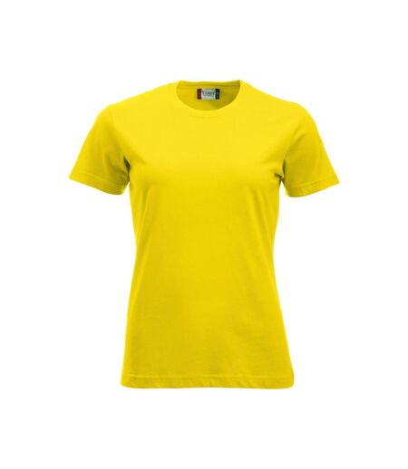 Clique Womens/Ladies New Classic T-Shirt (Lemon)