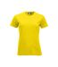 Clique Womens/Ladies New Classic T-Shirt (Lemon) - UTUB253