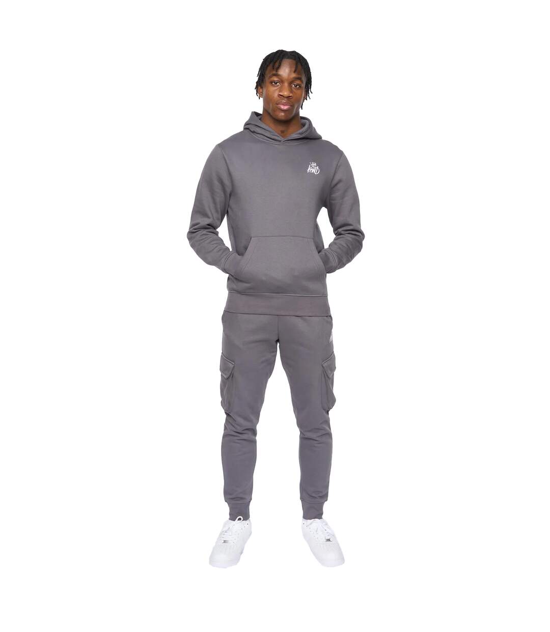 Pantalon De Jogging À Poches Crosby 2.0 Homme Anthracite Kings Will Dream-1