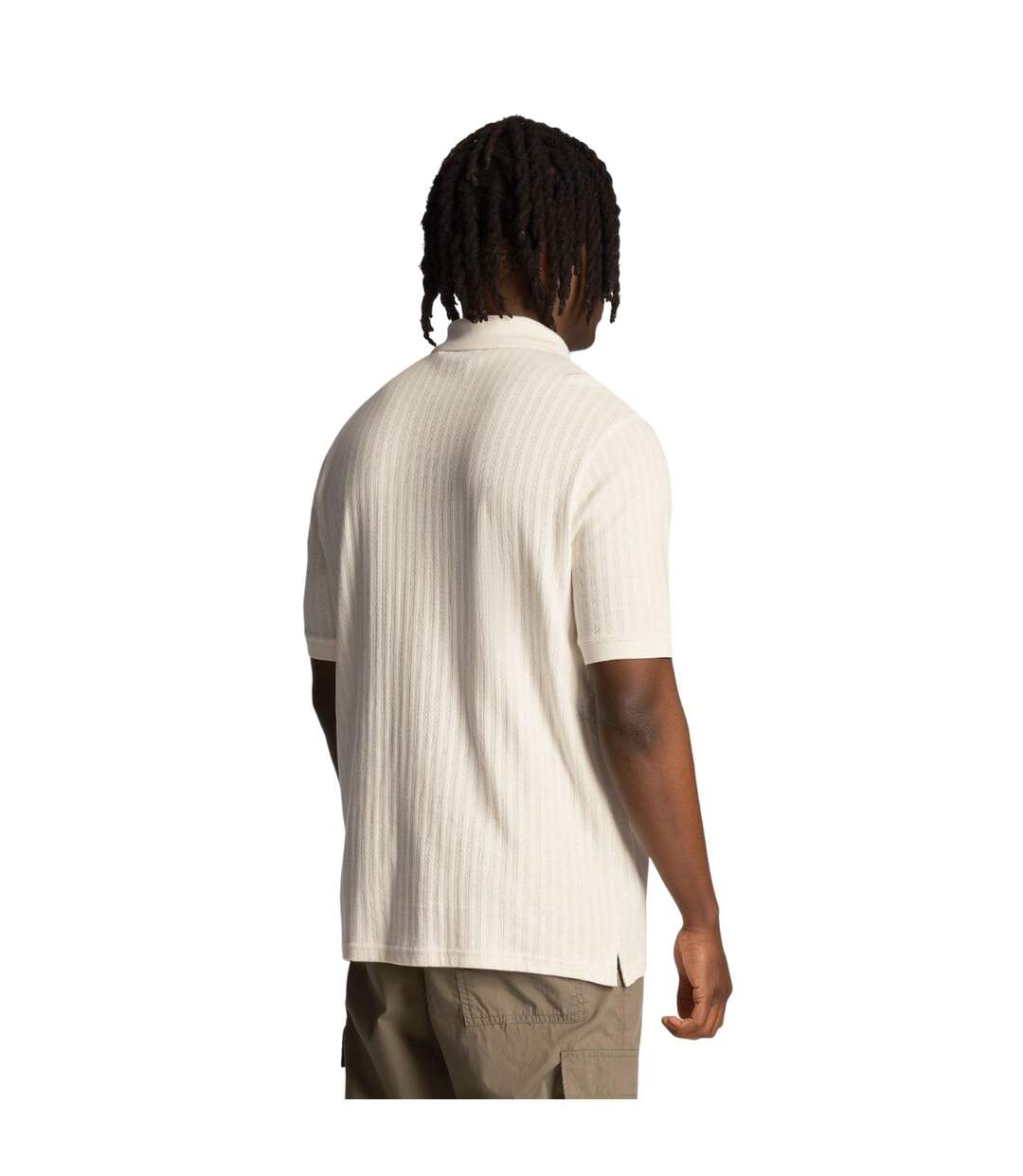 Polo Homme Blanc Lyle & Scott-3