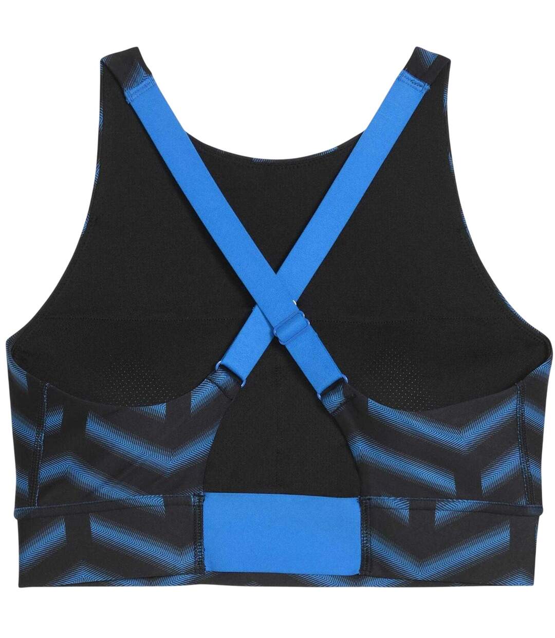 Womens/ladies Individualblaze Eversculpt Sports Bra Black Blue Puma-3