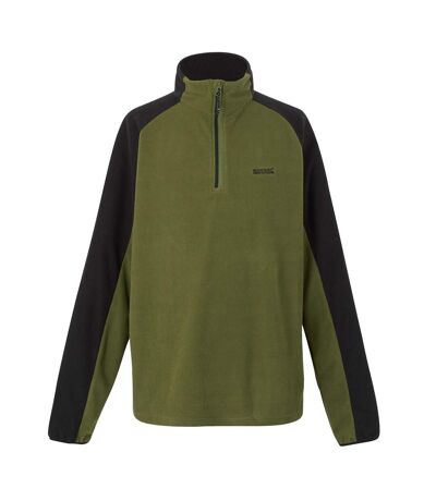 Mens elson ii lightweight fleece nephrite green/black Regatta