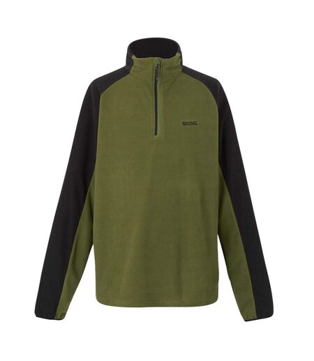 Mens elson ii lightweight fleece nephrite green/black Regatta