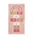 Tapis Déco pour Enfant Marelle 80x150cm Rose-1