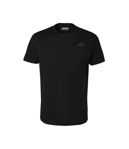 T-shirt noir homme kappa cafers - 3xl