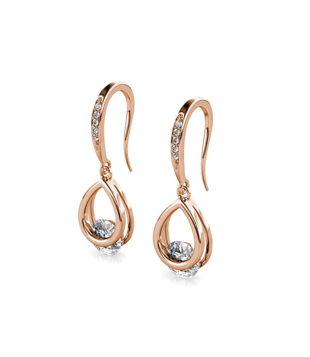 Boucles d'oreilles Tristin Hook, Cristal d'Autriche