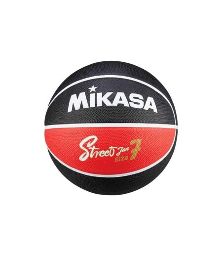 Ballon De Basket Motif/style Contrasté Taille 7 Noir Rouge Mikasa