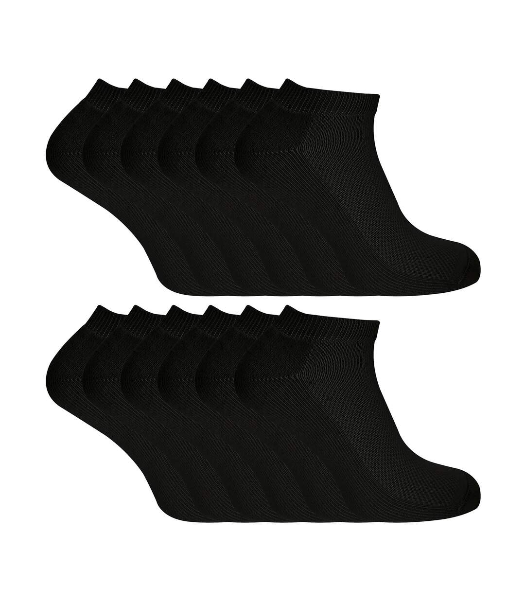 Mens 12 Pairs Bamboo Cotton Sports Socks-1