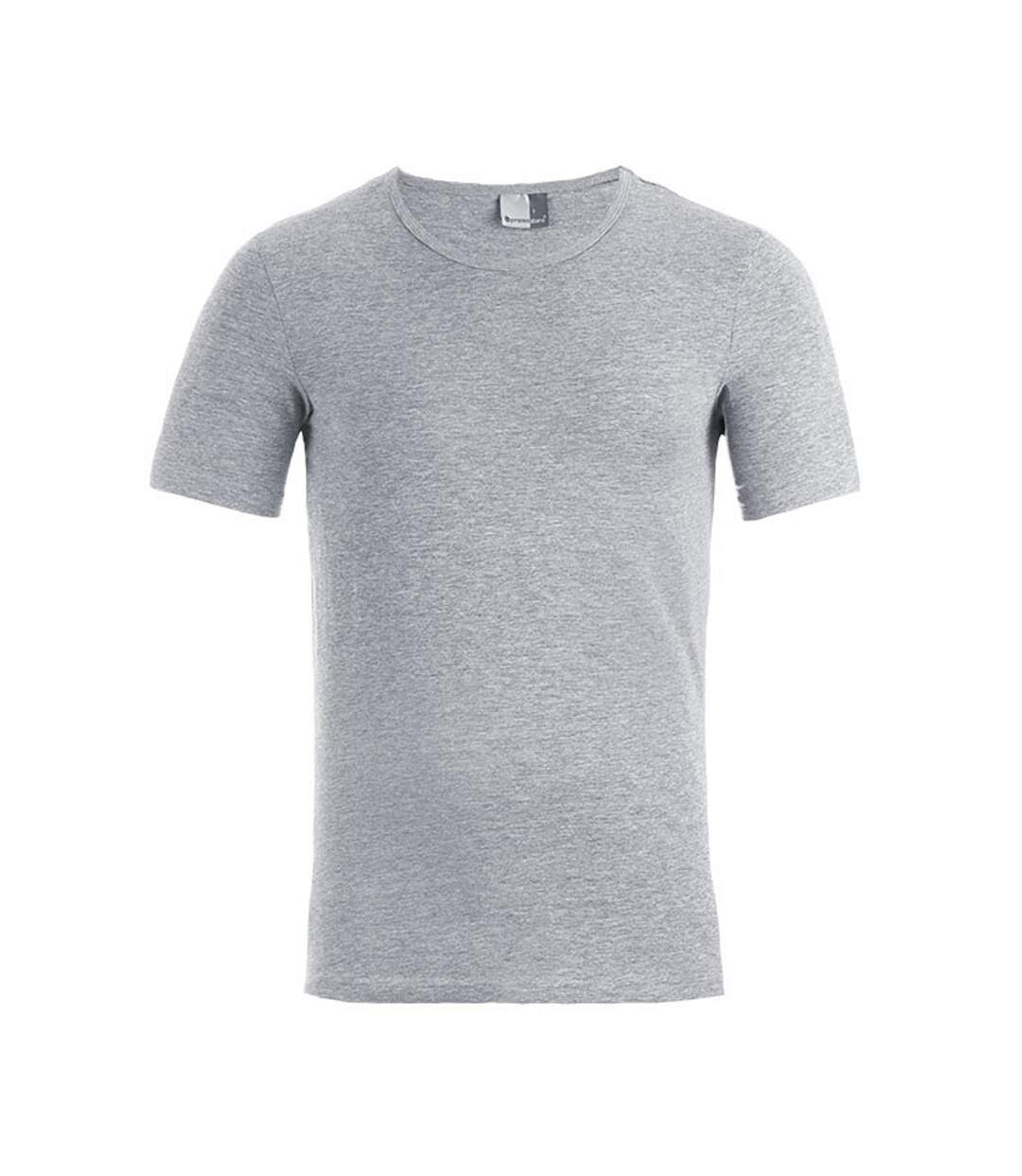T-shirt Homme Gris Chiné Promodoro-1