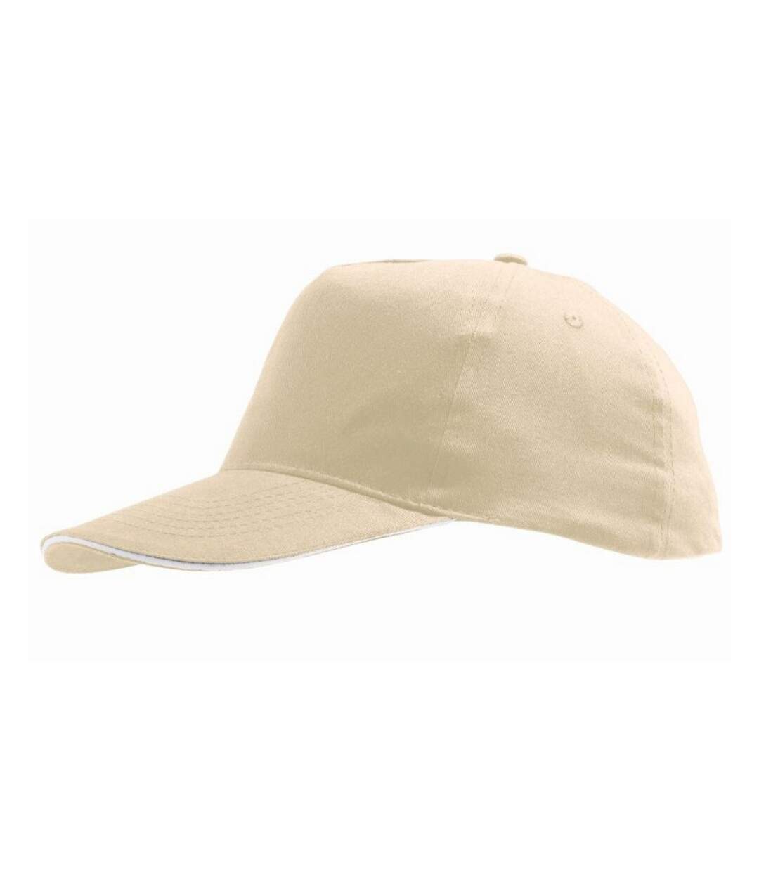 Sunny casquette adulte beige/blanc SOLS-3