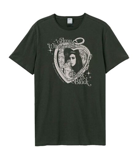T-shirt Motif/style Cadre En Cœur Adulte Charbon Amy Winehouse