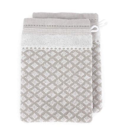 Lot de 2 gants toilette 16x21 LINEN
