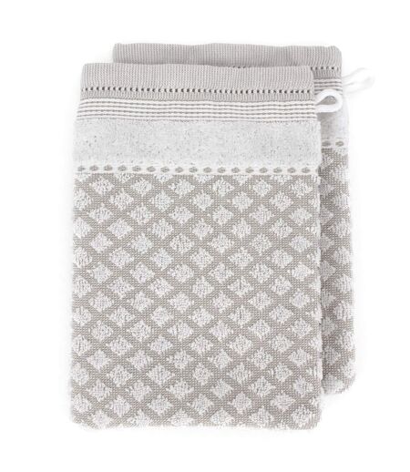 Lot de 2 gants toilette 16x21 LINEN