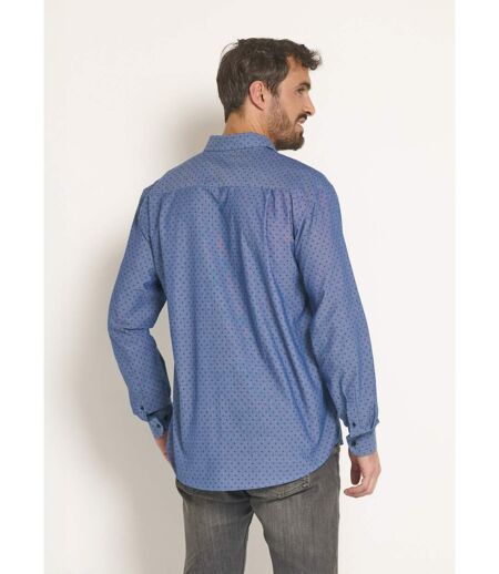 Chemise fantaisie chambray imprimé