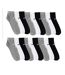 3x paires de chaussettes blanches/grises homme puma elements - 35/38-1