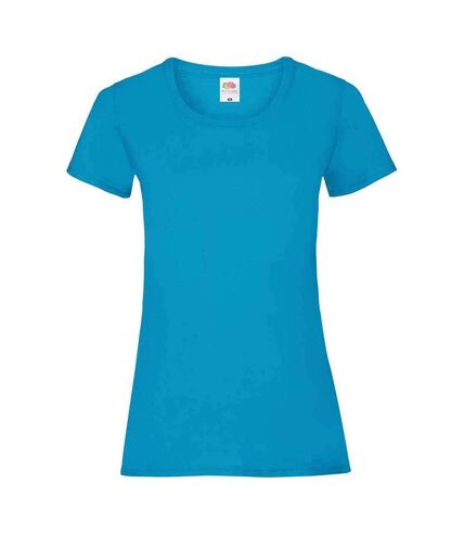 T-shirt valueweight femme azur Fruit of the Loom