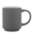 Stackable ceramic 180ml mug one size grey/white XD Collection-3