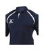 Haut De Rugby Manches Courtes Homme Noir Jaune Gilbert-2