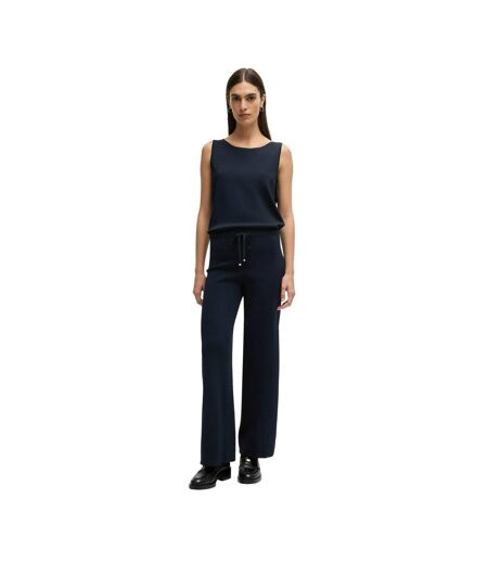 Combinaison Sans Manches Femme Bleu Foncé Boss