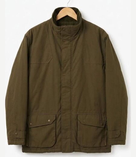 LEDERTYS COUNTRY — Veste matelassée marron : robustesse canvas et protection déperlante