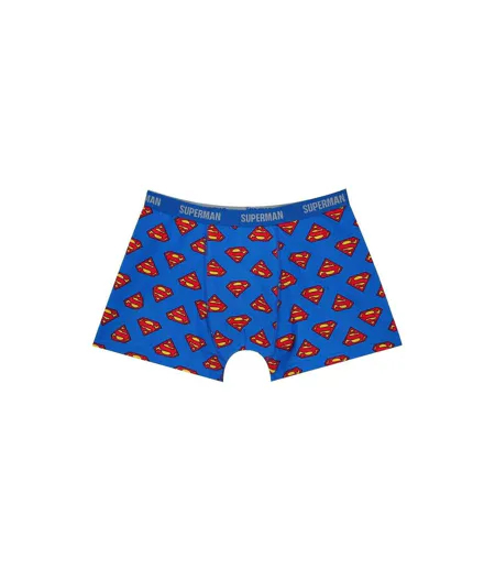 Pack Of 3  Mens Stretch Boxer Shorts  Blue Red Black Superman