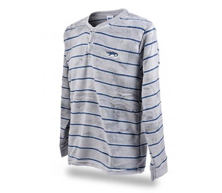 Pyjama Homme Hiver Polaire Doux RAYURE Z2654