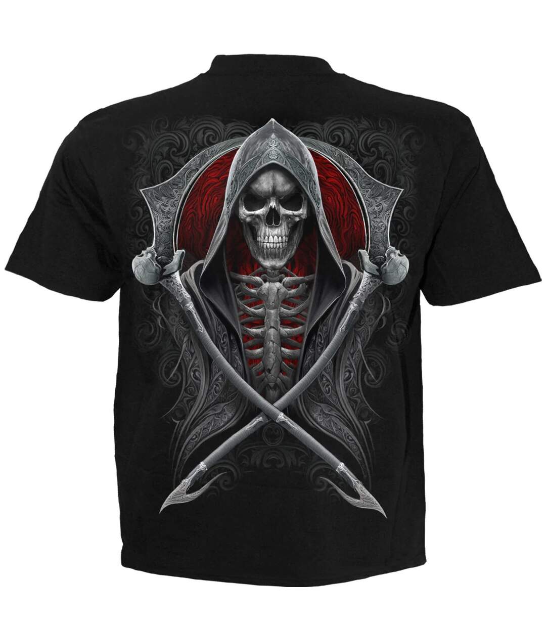 T-shirt reaper's portal adulte noir Spiral Direct-2