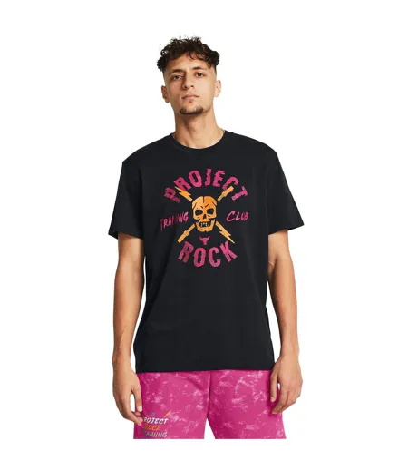 T-shirt Project Rock Homme Noir Under Armour
