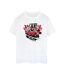 Disney Femme/Ladies Cars Lightning McQueen Collage Cotton Boyfriend T-Shirt (Blanc) - UTBI16204-1