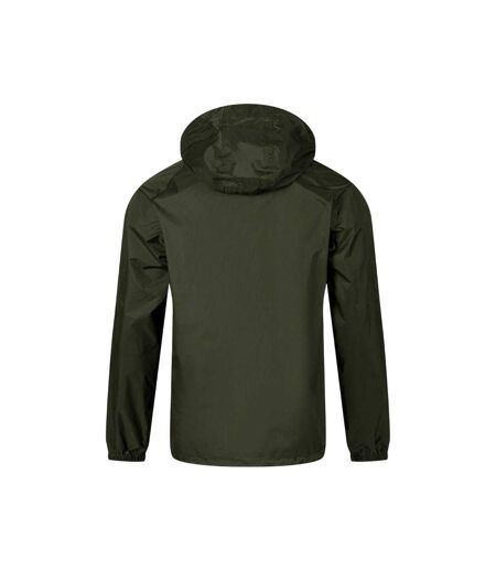 Veste Imperméable Motif/style Uni Homme Vert Kaki Minoti