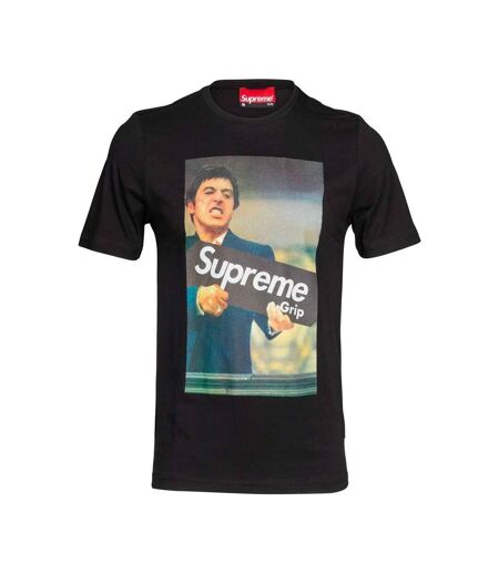 T-shirt Noir Homme Supreme Grip Film - M