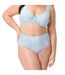 Culotte de bain taille haute bleu Brise-2