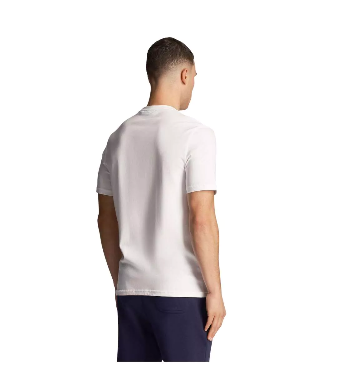 T-shirt Homme Blanc Vert Lyle & Scott-3