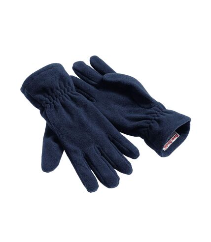 Gants alpine adulte m-l bleu marine français Beechfield