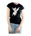 Disney T-shirt en coton Femme/Femme Fée Clochette de Noël (Noir) - UTBI43841-3
