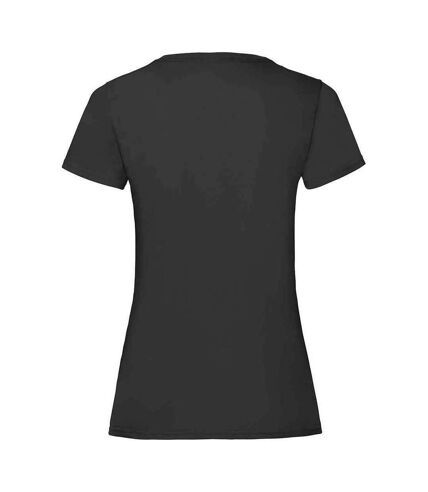 T-shirt valueweight femme noir Fruit of the Loom