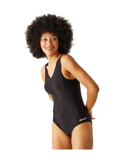 Womens/ladies Wakefield One Piece Swimsuit Black Regatta