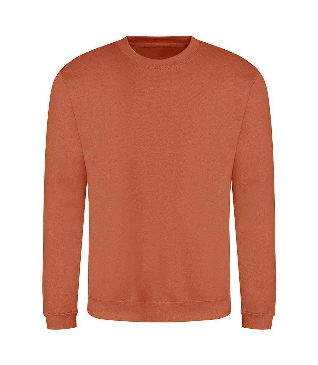Sweatshirt Unisexe Orange Foncé Awdis-2