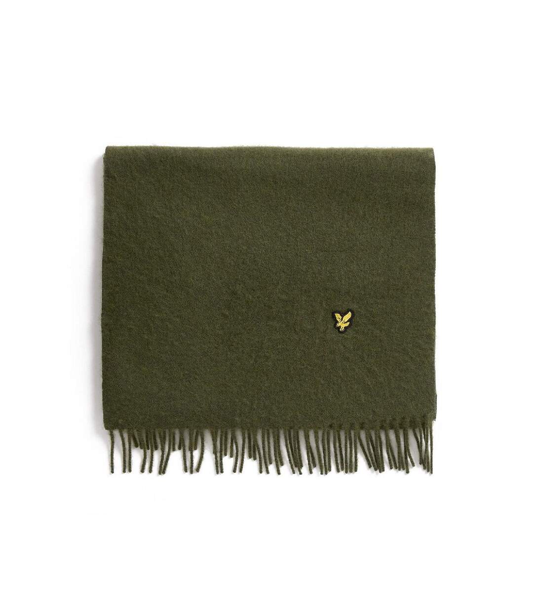 Écharpe Motif/style Logo Tonal Taille Unique Vert Lyle & Scott-1