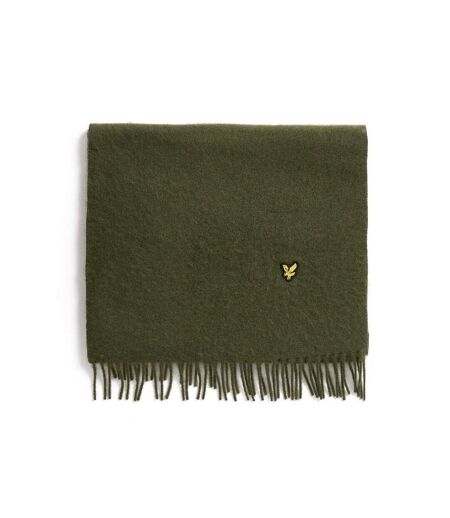 Écharpe Motif/style Logo Tonal Taille Unique Vert Lyle & Scott