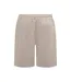 Mens Mitchell 3 D555 Stretch Plain Elasticated Waist Kingsize Shorts Stone Duke-3